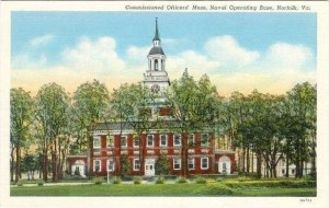Commissioned Officers' Mess, Norfolk, VirginiaPostcard from the 1940s