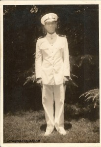 Roscoe in Dress White uniform