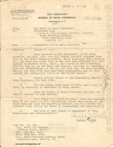 1942-07-17 - Change of Duty, p. 1
