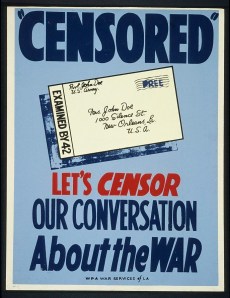 WPA Censorship Poster 