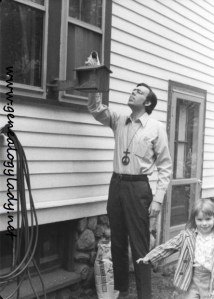 Outside the house in Shrewsbury