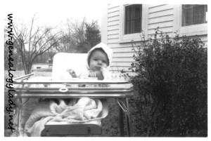 In the yard outside Hale Street