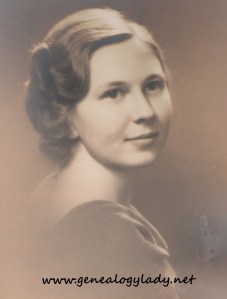 Louise - College Graduation, 1936