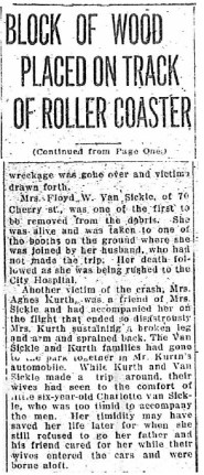Roller Coaster accident - 1918-07-08, part 3