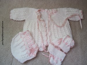 Baby sweater set 