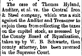 Schwartz, W. B. - 1891-09-24