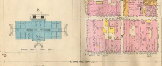 E. Washington Street, 1898 (plate 153)