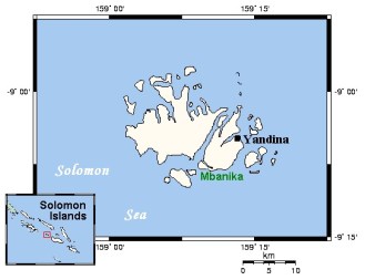Russell Islands  Image by Kelisi at Wikipedia.com (Wikipedia Commons license)