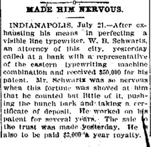 Schwartz, W. B. - 1899-07-22