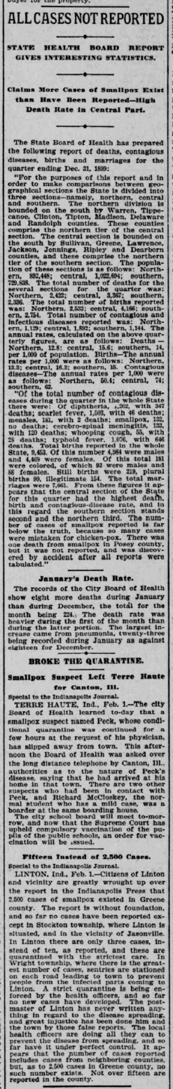 Indianapolis Journal - 1900-02-02 (Smallpox epidemic), p. 8