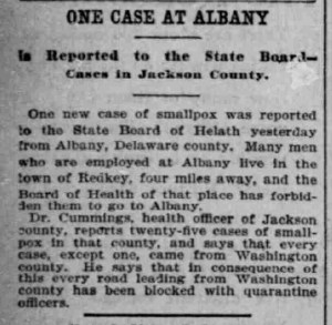 Indianapolis Journal - 1900-02-08 (Smallpox epidemic)