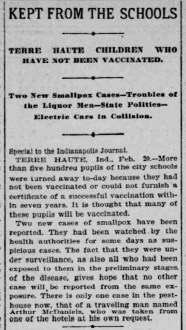 Indianapolis Journal - 1900-02-21 (Smallpox epidemic)
