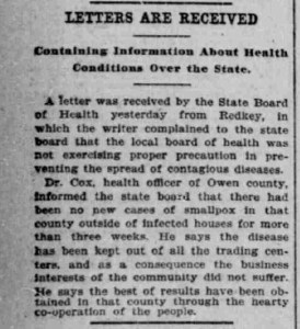Indianapolis Journal - 1900-03-02 (Smallpox epidemic)