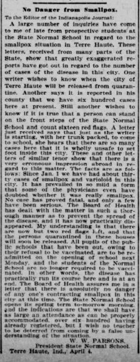 Indianapolis Journal - 1900-04-05 (Smallpox epidemic), p. 3
