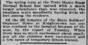 Indianapolis Journal - 1900-04-05 (Smallpox epidemic)