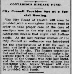 Indianapolis Journal - 1900-04-07 (Smallpox epidemic), p. 3