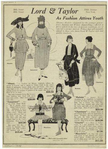 Lord & Taylor Winter 1918