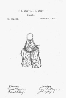 Overalls patent, 1872 (fishermen)