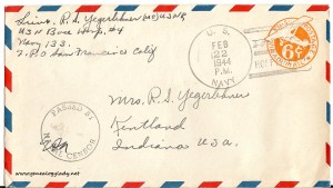 February 21, 1944 envelope