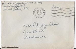 April 15, 1944 envelope