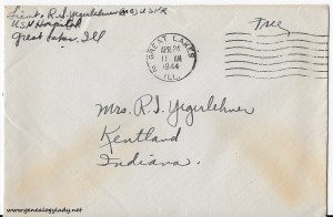 April 23, 1944 envelope