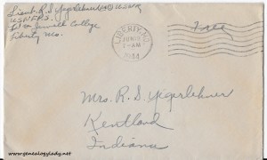 June 11, 1944 envelope