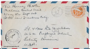 September 26, 1944 envelope