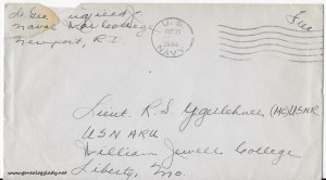 October 20, 1944 envelope