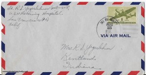 August 24, 1945 envelope