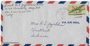 August 26, 1945 envelope