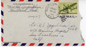 August 27, 1945 envelope