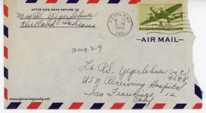 August 29, 1945 envelope