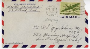August 29, 1945 envelope