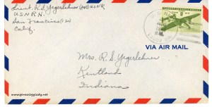 August 29, 1945 envelope