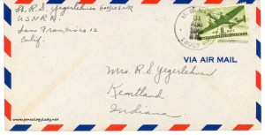 August 31, 1945 envelope