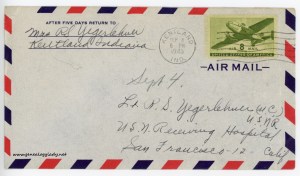 September 4, 1945 envelope