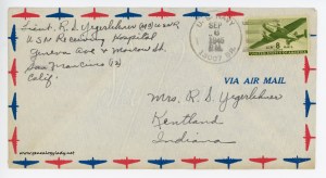 September 6, 1945 envelope