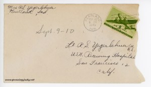 September 10, 1945 envelope