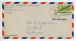 September 24, 1945 envelope