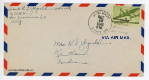 October 14, 1945 envelope