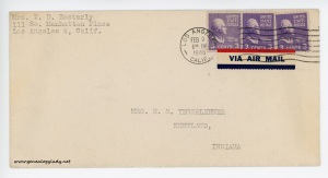 February 9, 1946 envelope