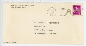 July 27, 1962 envelope