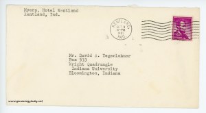 October 11, 1962 envelope