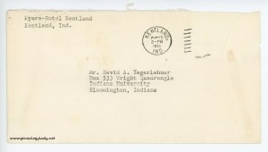 November 15, 1962 envelope