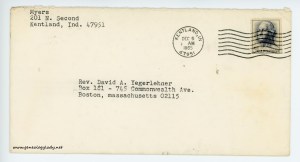 December 5, 1965 envelope