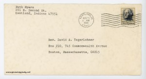 November 24, 1966 envelope